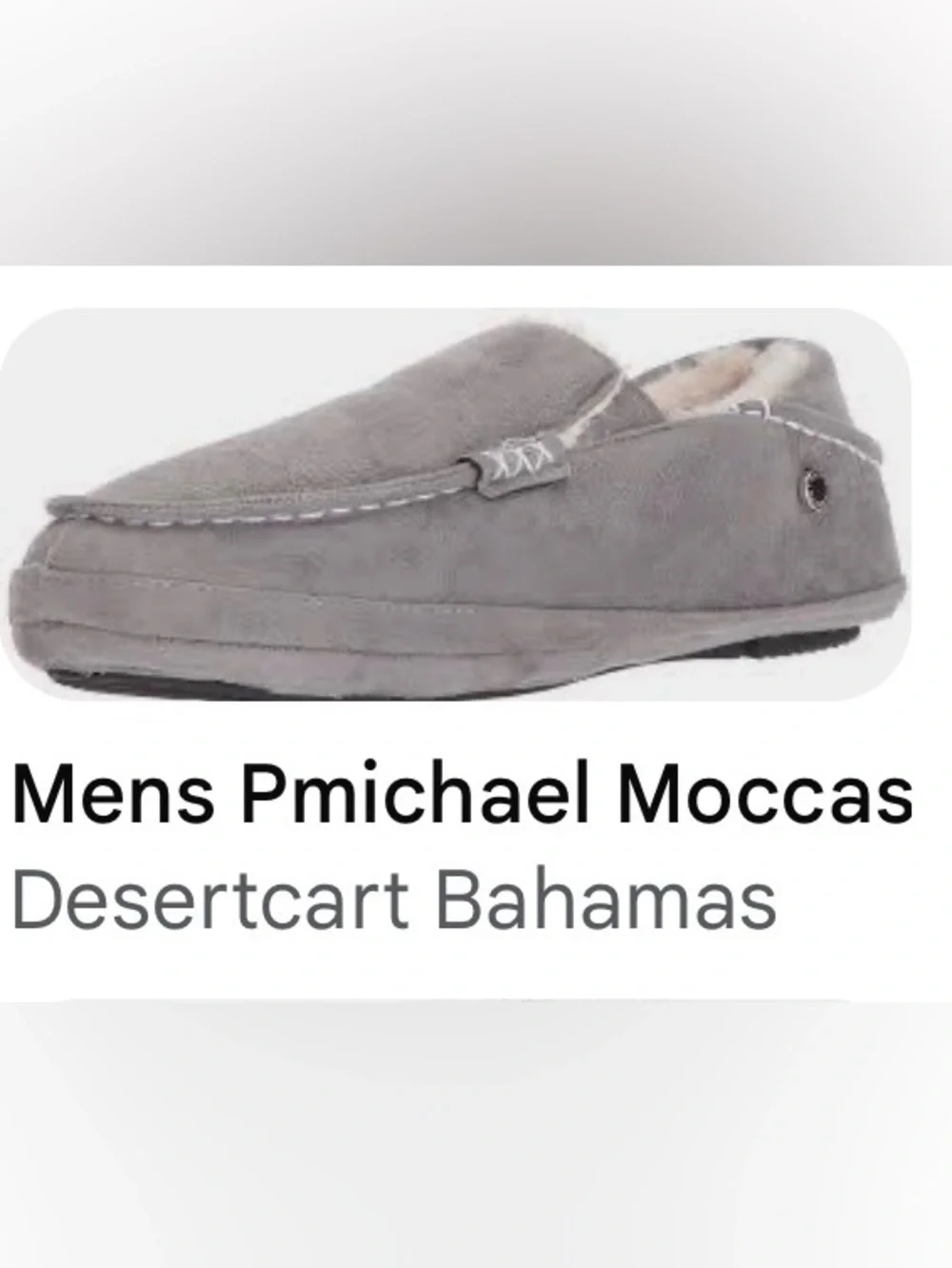 Steve Madden Gray Suede Slip-On Moccasin